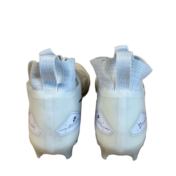 Nike Alpha Menace Elite Football Cleat‎ Men White Platinum DM1792-109 Size 16